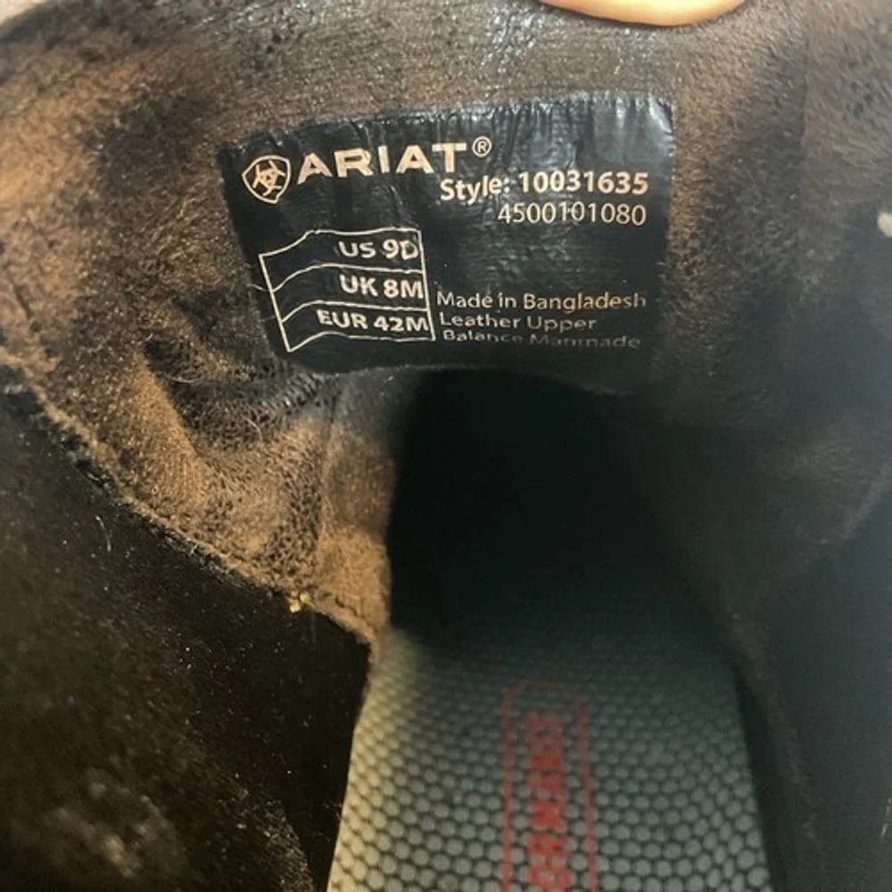 Ariat Midtown Rambler‎ Chelsea Ankle Boots Men 9D Cowboy Barn Brown Leather